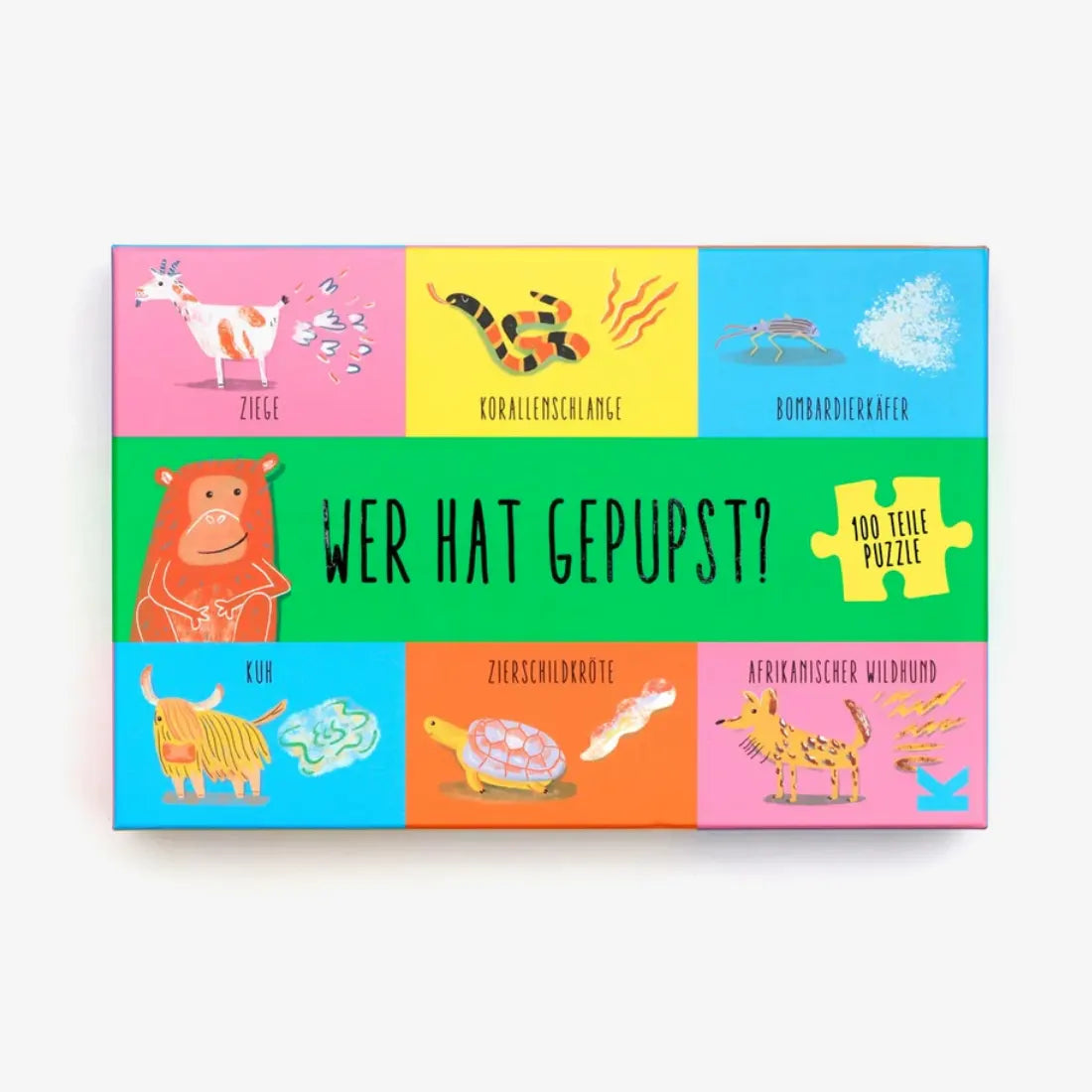 Kartenspiel-Laurence-king-verlag-Wer-hat-gepupst-Ein-100-Teile-Puzzle-verpackung-cover-von-vorn-grauer-hintergrund-1
