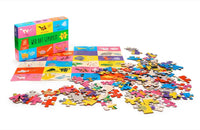 Kartenspiel-Laurence-king-verlag-Wer-hat-gepupst-Ein-100-Teile-Puzzle-verpackung-cover-von-vorn-mit-Inhalt-2
