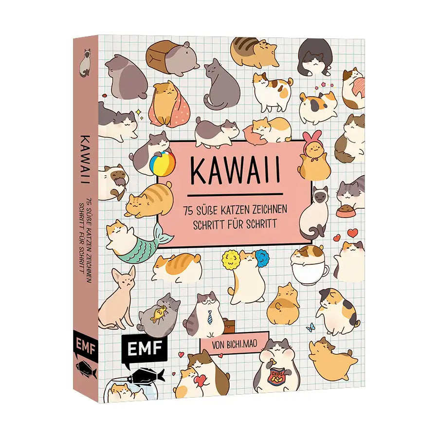 Kawaii / 75 süße Katzen zeichnen / mit Anleitungen