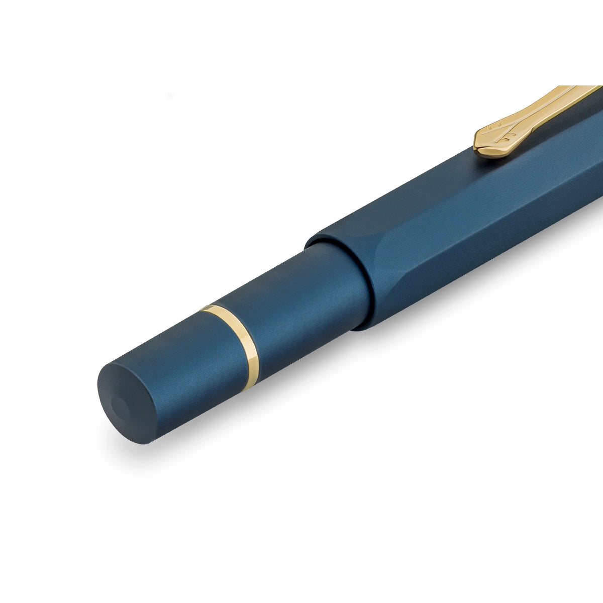Kaweco / PISTON SPORT / AL / Navy/Gold / F / Kolbenfüller Starter Set mit Tinte