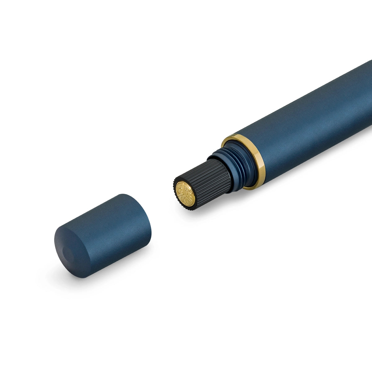 Kaweco / PISTON SPORT / AL / Navy/Gold / F / Kolbenfüller Starter Set mit Tinte
