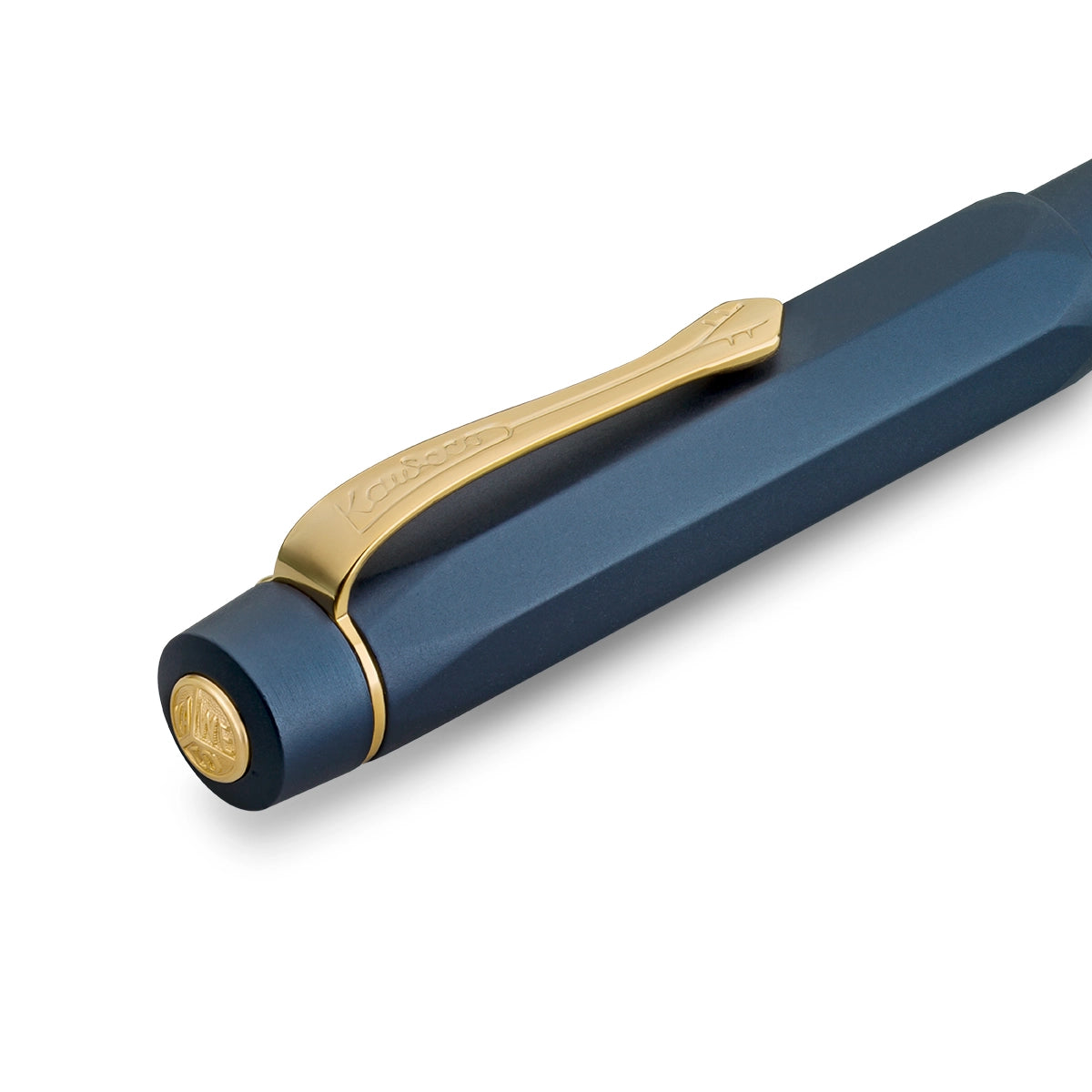 Kaweco / PISTON SPORT / AL / Navy/Gold / F / Kolbenfüller Starter Set mit Tinte