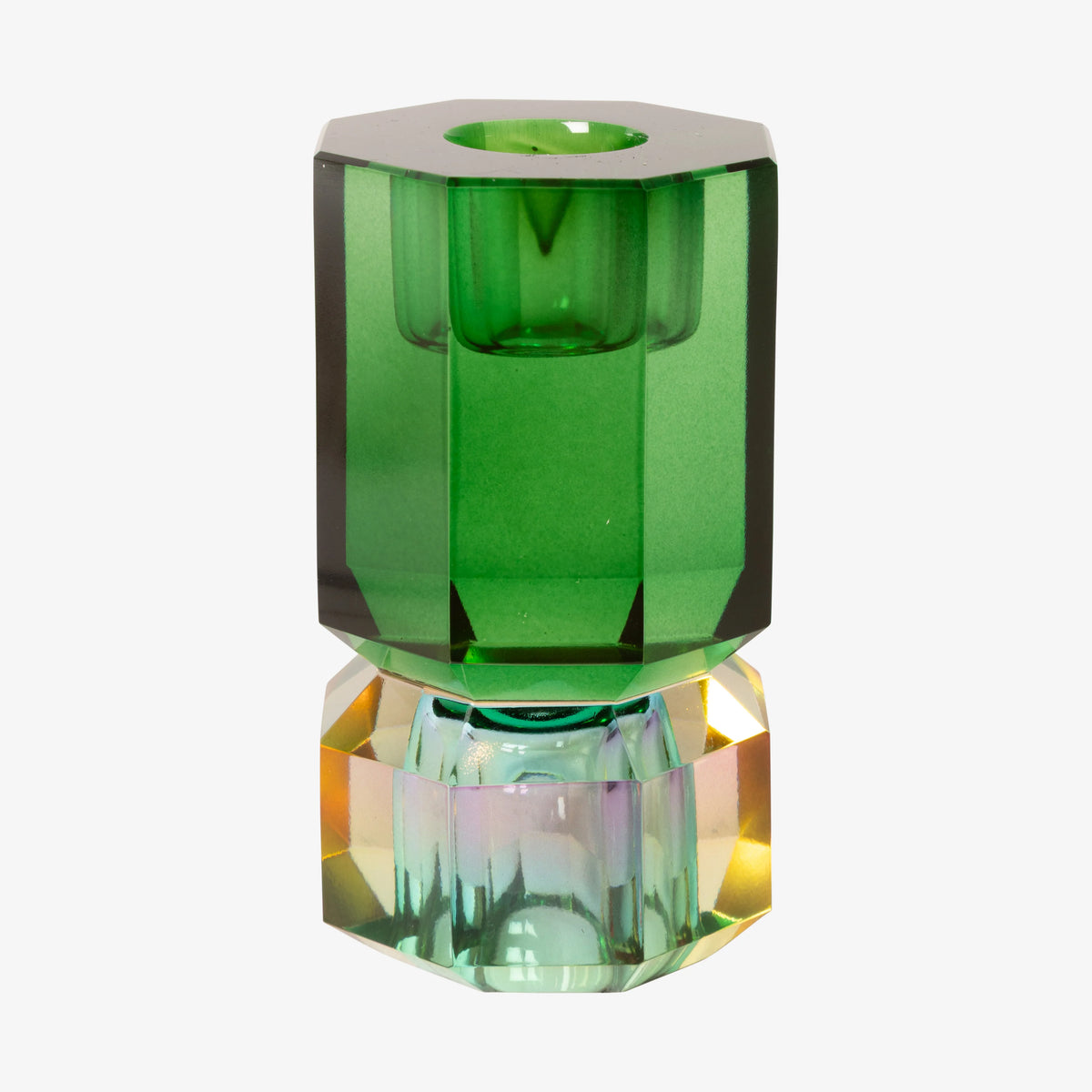 Kerzenstaender-Kristallhalter-eckig-mit-Facetten-Farbe-dunkelgruen-pink-ombre-9_5x5x5cm-2