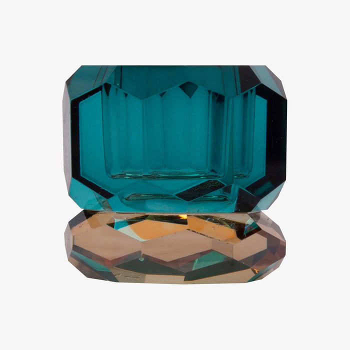 Kerzenstaender-Kristallhalter-eckig-mit-Facetten-Farbe-petrol-Champagner-Groesse-4_5-x-4_5-x4_5cm-1