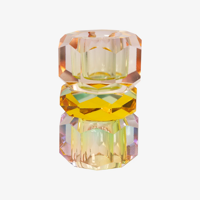 Kerzenstaender-Wendbarer-Kerzenstaender-aus-Kristallglas-hellbraun-butter-minze-7_5x4_5x4cm-VAriante-2