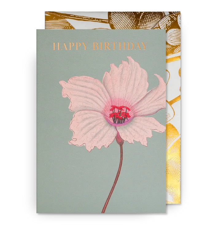 Grusskarte / Klappkarte mit weissem Umschlag / Happy Birthday Monfonia Filia