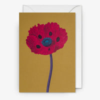 Kew-_Gardens_-A6-Grusskarte_-_Karte-_mit_-Umschlag-Botanic-Soul_-Bright_-Poppy