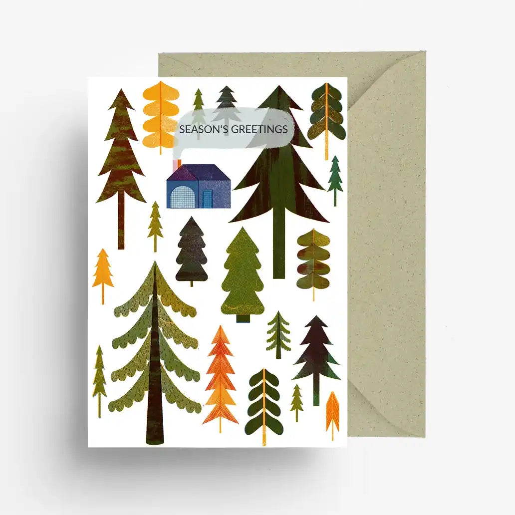 Klappkarte-A6-mit-Umschlag-Motiv-Wald-produktansicht