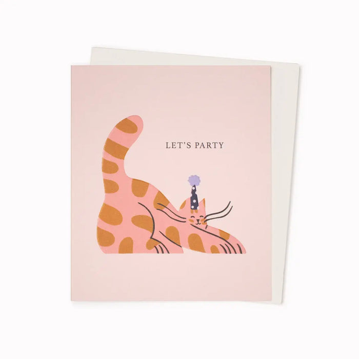 Klappkarte / Party Cat / Birthday Card /  Ana Gaman