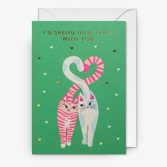 Klappkarte-mit-Umschlag-Format-A6-109x155mm-Designer-Essi-Kimpimaeki-Motiv-I_d-Spend-Nine-Lives-with-You-Cats