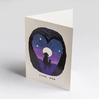 Klappkarte-Format-A6-109x155mm-Designer-John-Bond-Motiv-Love-You-Moonlight-Greeting-Card
