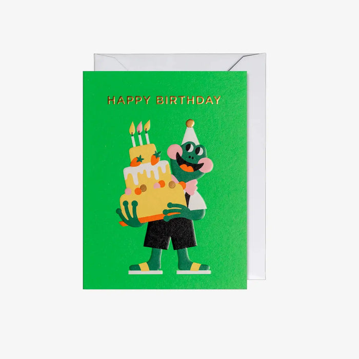 Klappkarte-mit-umschlag-Minikarte-9x12cm-Ilse-Weisfelt-Text-happy-Birthday-Produktansicht