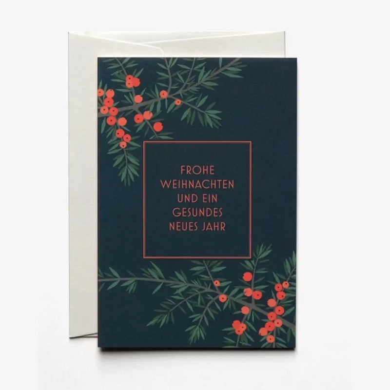 Klappkarte-mit-umschlag-weihnachten-Eibenzweige-von-HAverkorn-und-Sauerbrey-produktansicht-vorn