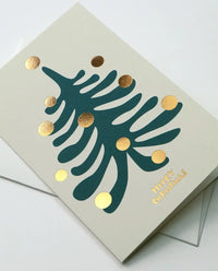 Karte mit Umschlag / Juggling Tree  / Weihnachtskarte