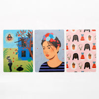 Kunstbox-Frida-Kahlo-10jahren-Laurence-King-Verlag-Produkt-KArten-inhalt