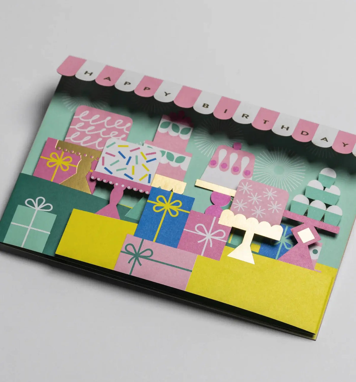LAgom-Grusskarte-Geburtstag-Kaskaden-Pop-Up-Karte-Aimee-Hucek-Motiv-Your-the-Sweetest-gefaltet