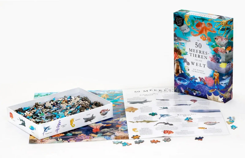 In 50 Meerestieren um die Welt / Ein 1000-Teile-Puzzle