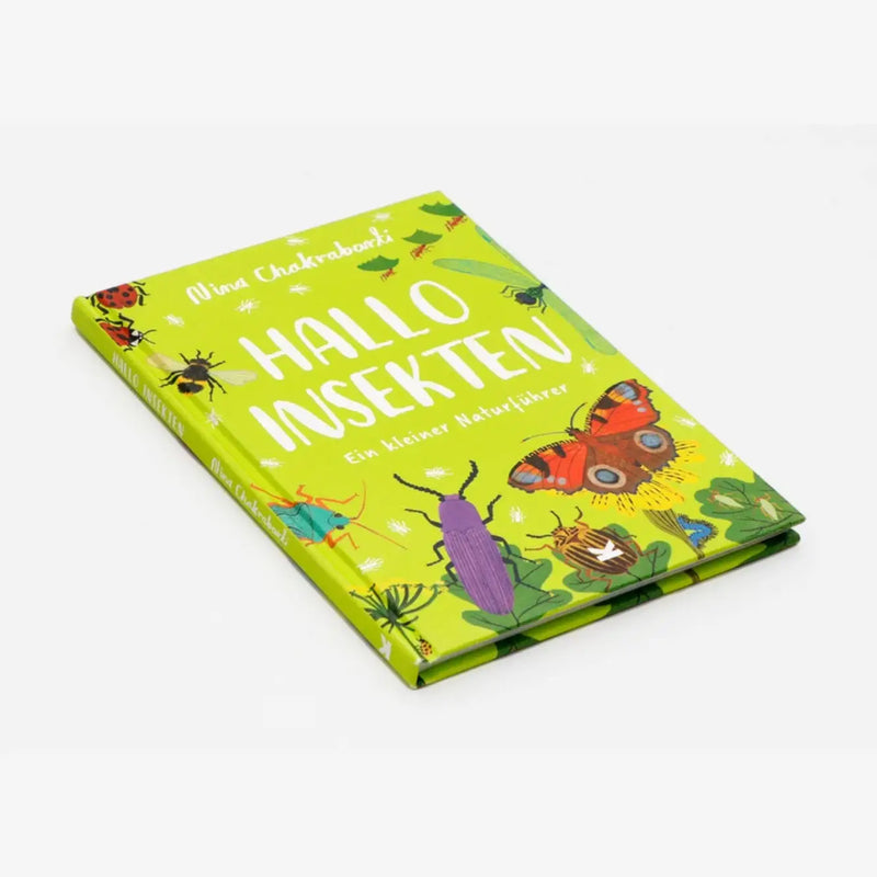 LAurence-KIing-verlag-Nina-Chakrabarti-Hallo-Insekten-Ein-kleiner-Naturfuehrer-Buch-Cover-Vorn-seitlich