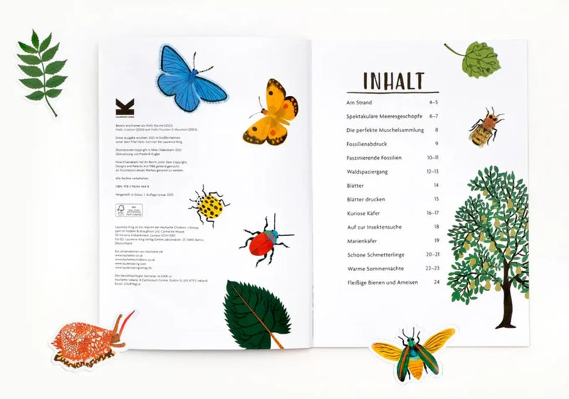 Nina Chakrabarti / Hallo Sommer! /Ein Stickerbuch mit vielen Outdoor-Aktivitäten