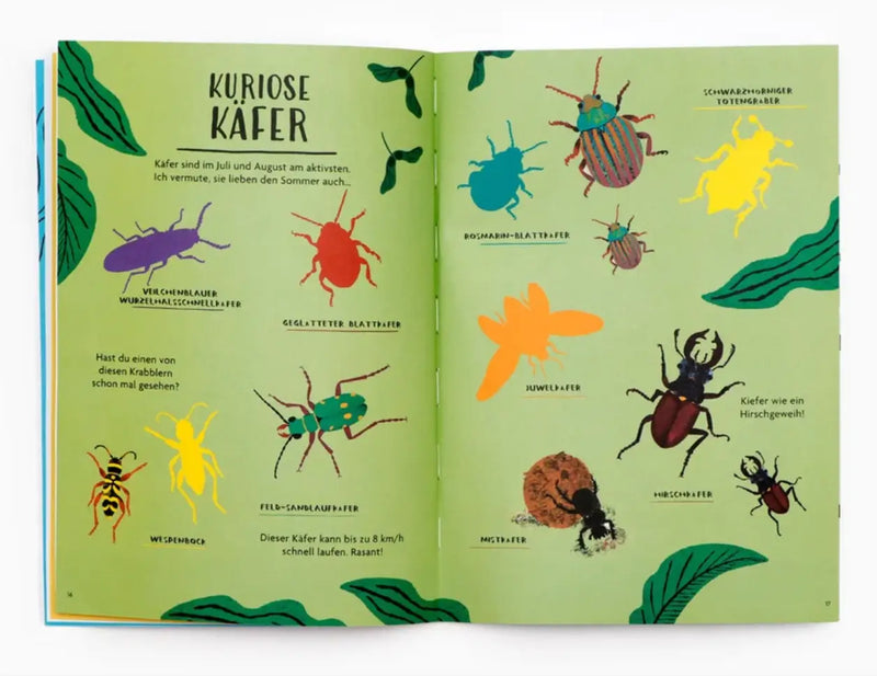 Nina Chakrabarti / Hallo Sommer! /Ein Stickerbuch mit vielen Outdoor-Aktivitäten