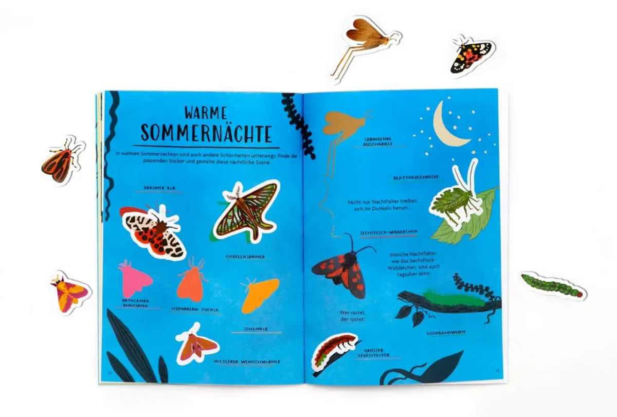 Nina Chakrabarti / Hallo Sommer! /Ein Stickerbuch mit vielen Outdoor-Aktivitäten