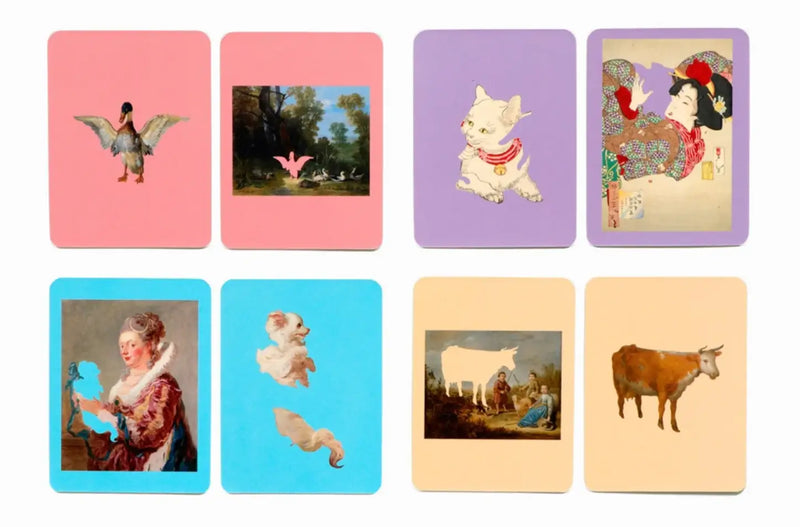 Tiere aus Meisterwerken / Ein Kunst-Memo