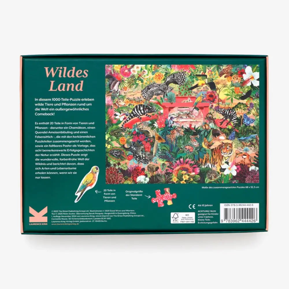 Laurence King Verlag | Wildes Land | 1000 Teile Puzzle