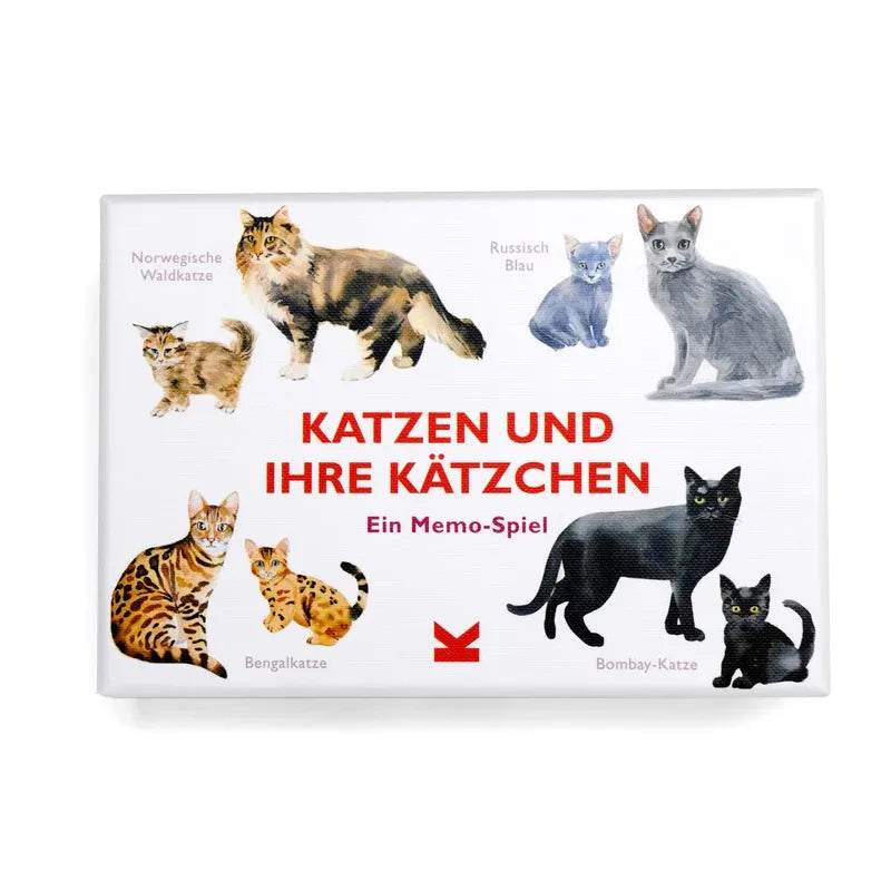 Laurence King Verlag / Katzen und ihre Kätzchen / Memo-Spiel / Memory