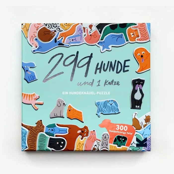 LAurence-King-Verlag-Puzzle-299Hundeund1Katze-Puzzle-Verpackung-box-oben