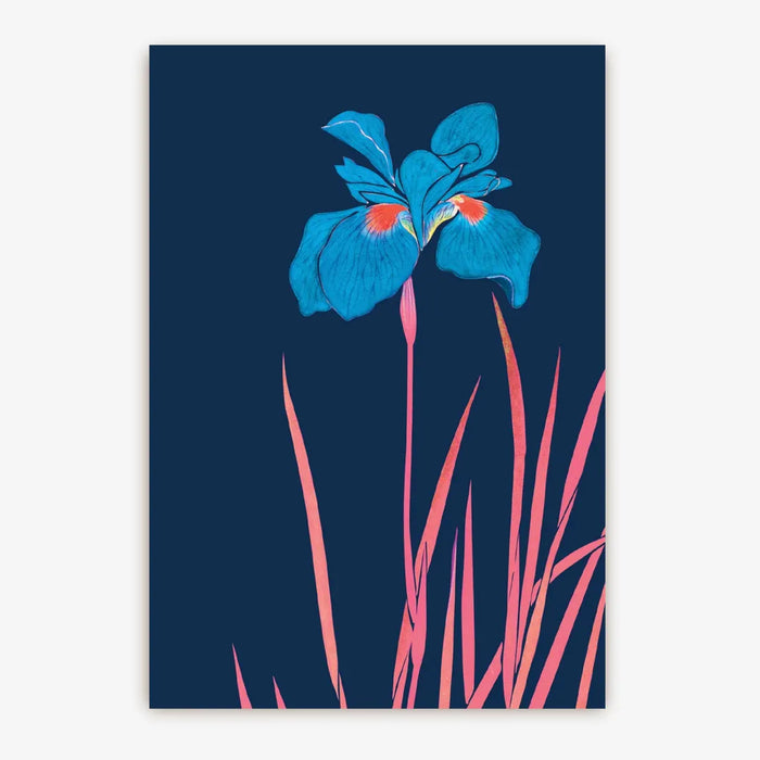 Lagom-Postkarten-Kew-Gardens-A6-Botanisch-Iris