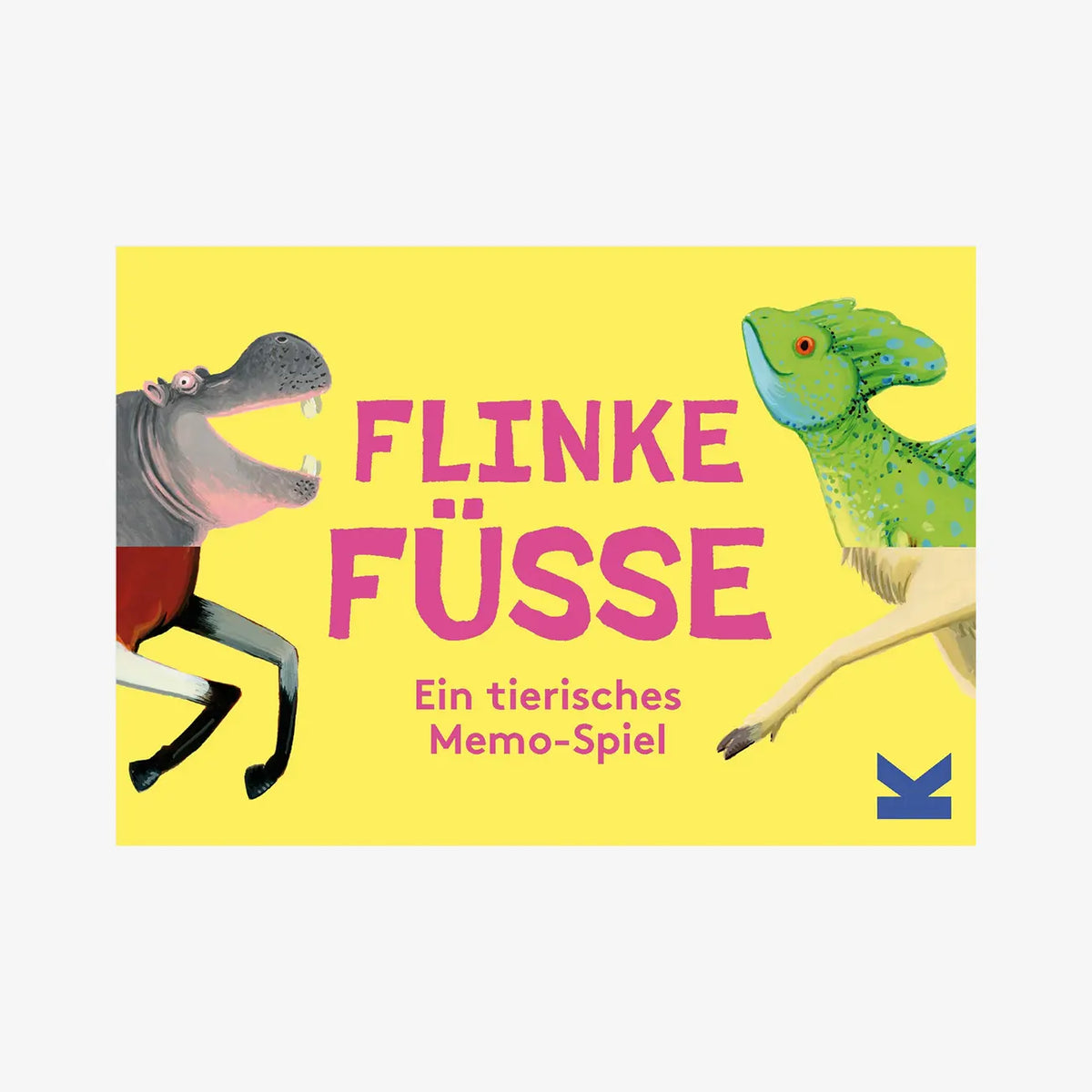 Memo-Spiel / Flinke Füße / Ein tierisches Memo-Spiel / 50 Karten / ab 4Jahren