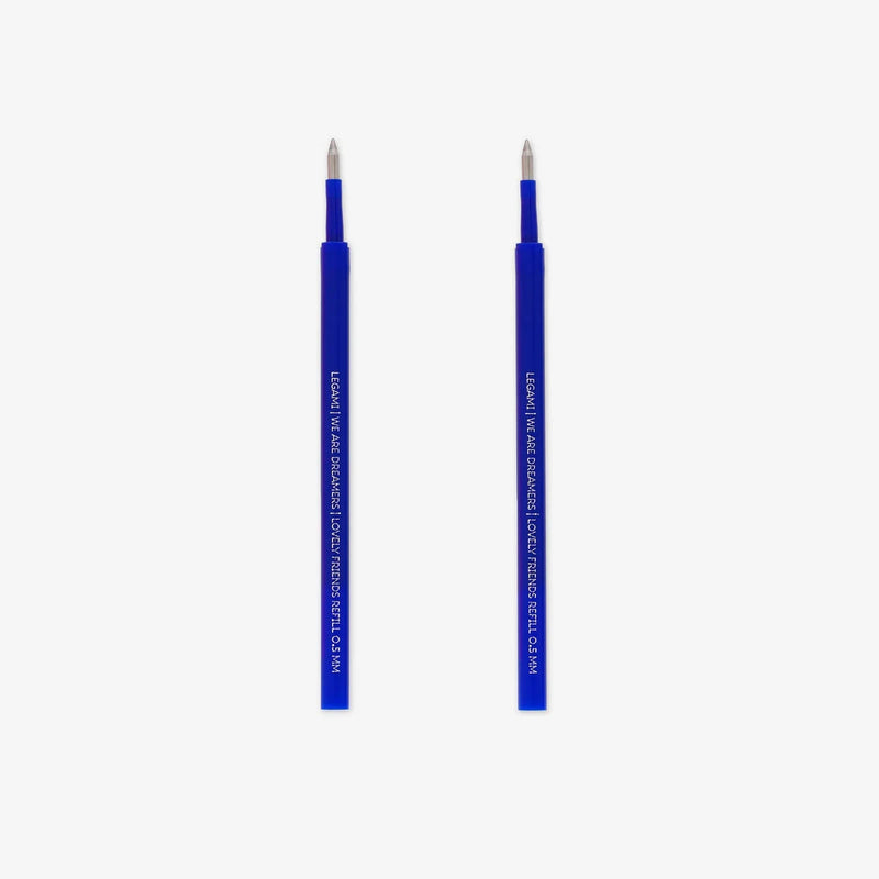 Ersatzminen für Gelstift / 2er Set  / Lovely Friends / blau