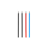 Ersatzminen für löschbaren Gelstift / 4er Set  / 2xschwarz+1xRot+1xblau