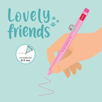 GELSTIFT / MIT TIERDEKO / LOVELY FRIENDS / KITTY