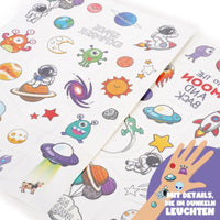 Legami_Temporaere-Tattoos-Space-TATTOO-2boegen-50-tattoos-15x21cm-Produktansicht-vergroessert