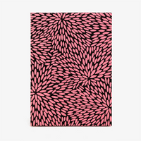 Leporello-Format-12x17cm-fuer-14Fotos-mit-Chiyogami-Traditional-Reismuster-neonpink-Produktansicht-Cover-Vorn