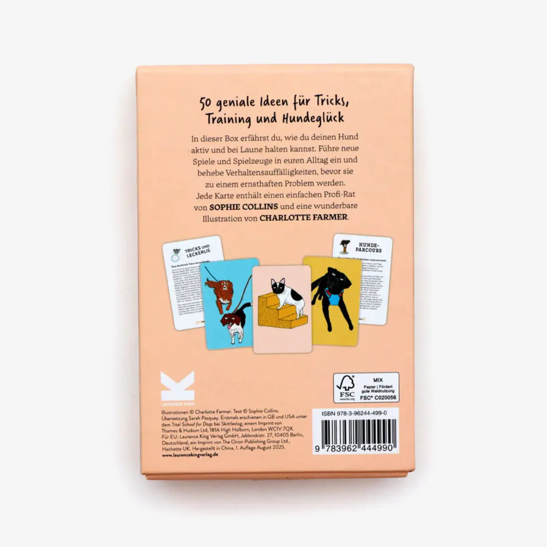Lernkarten-Laurence-King-Verlag-Hundeschule-50-Karten-mit-Spielen-Trainingstipps-Verpackung-cover-von-hinten