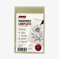 Linoldruck Platte | transparent | Soft | 3 mm | verschiedene Formate
