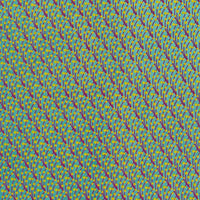 Lokta-Papier-Bogen-Motiv-Beeren-Farbe461-tuerkis-magenta-malachite-tigergelb-Ausschnitt