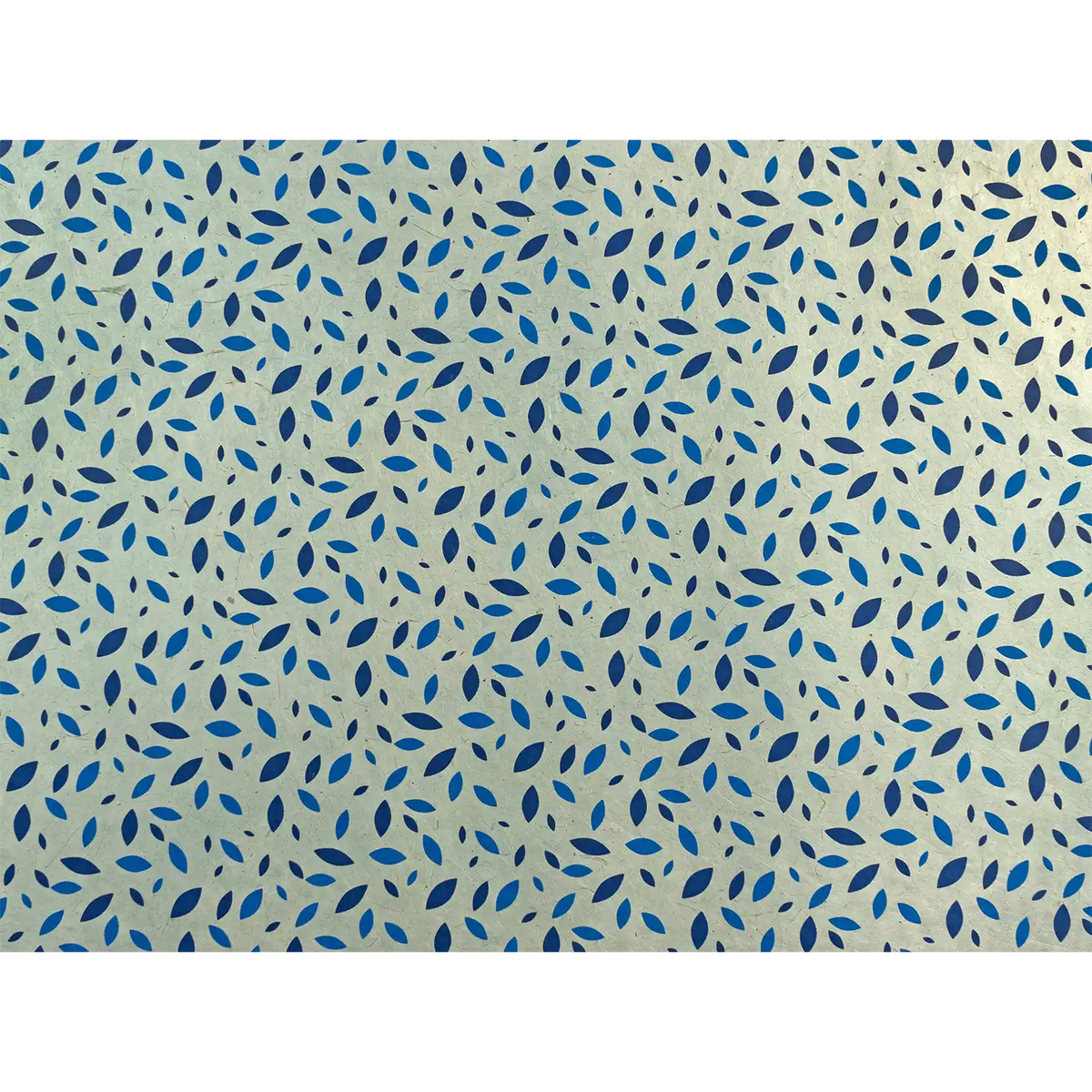 LoktaPapier-Ovale-Siebdruck-mildesblau-aquamarine-koenigsblau-ausschnitt-ganzer-bogen