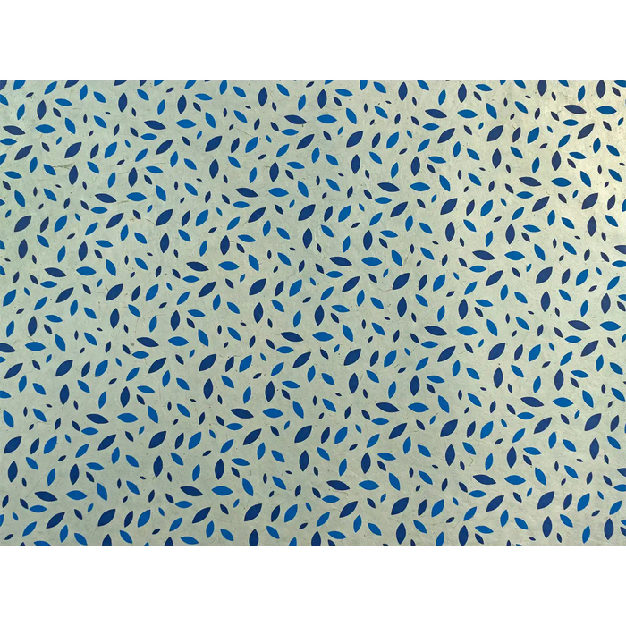 LoktaPapier-Ovale-Siebdruck-mildesblau-aquamarine-koenigsblau-ausschnitt-ganzer-bogen