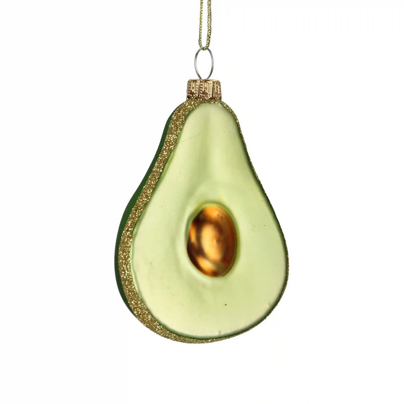 Weihnachtsbaumkugel/ Ornament Glas / Avocado /  Green