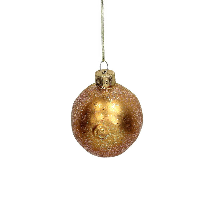 Weihnachtsbaumkugel/ Ornament Glas / Kiwi / Blue