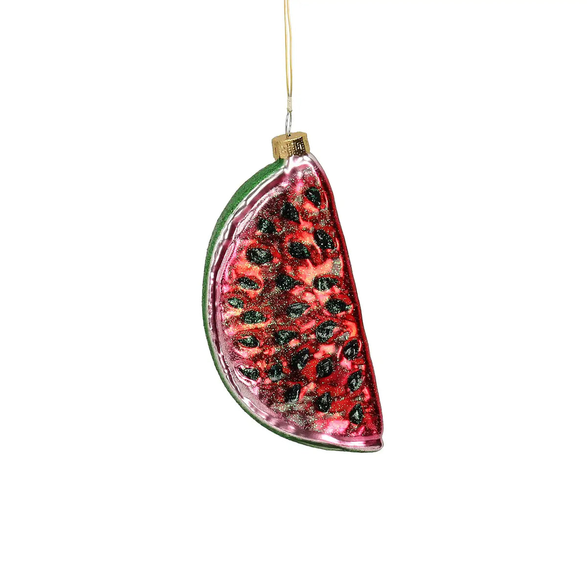 Weihnachtsbaumkugel/ Ornament Glas / Melone / Red