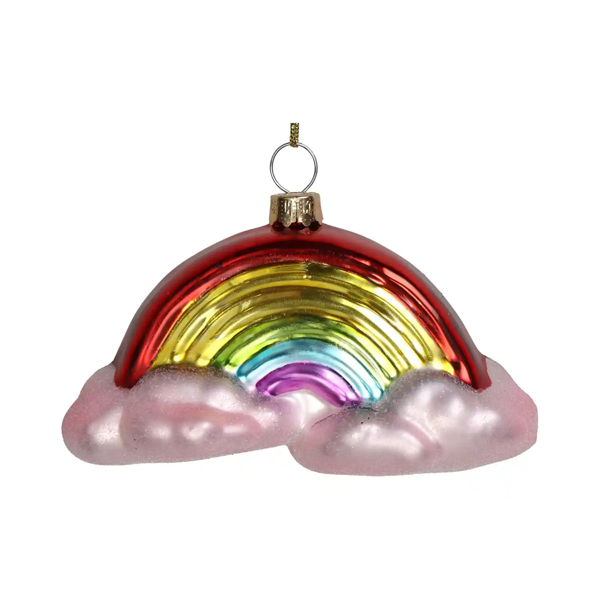 Weihnachtsbaumkugel/ Ornament Glas / Regenbogen / Mix