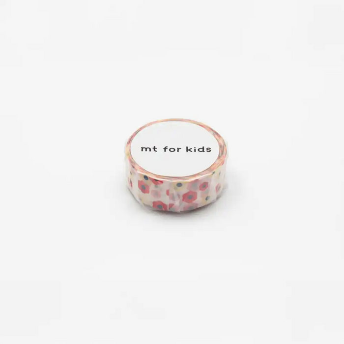 MAsking-Tapes-MT-Kid-Washi-Tape-Motif-flower-Klebeband-in-der-Verpackung