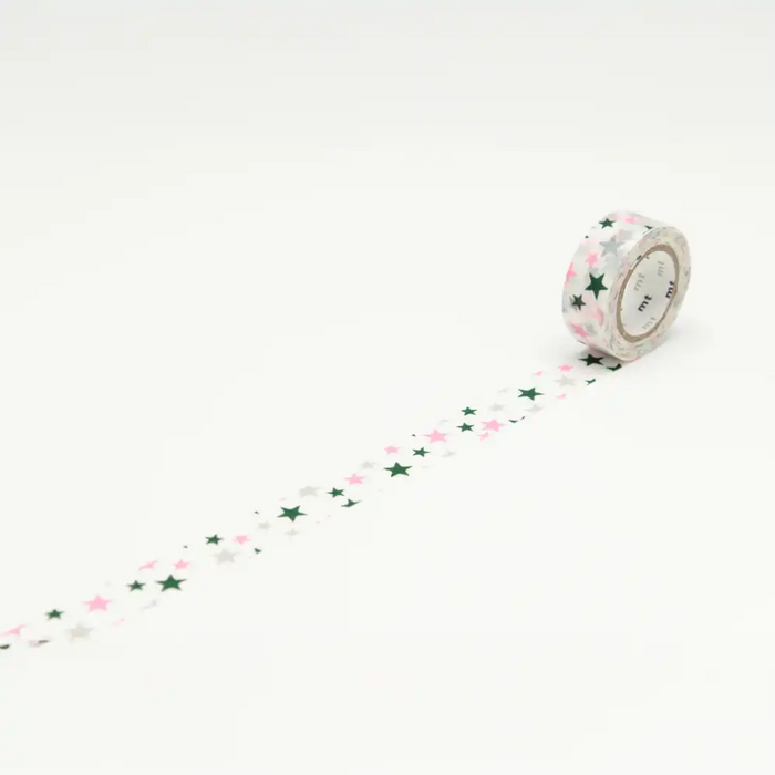 MAsking-Tapes-MT-Kid-Washi-Tape-Motif-star-Klebeband-abgerollt