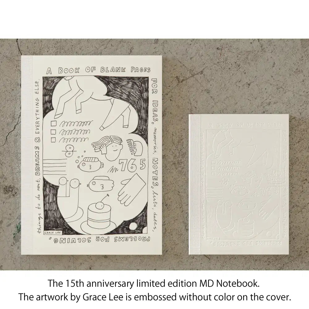 Limited Edition / MD Notebook A6 / Blank / Grace Lee