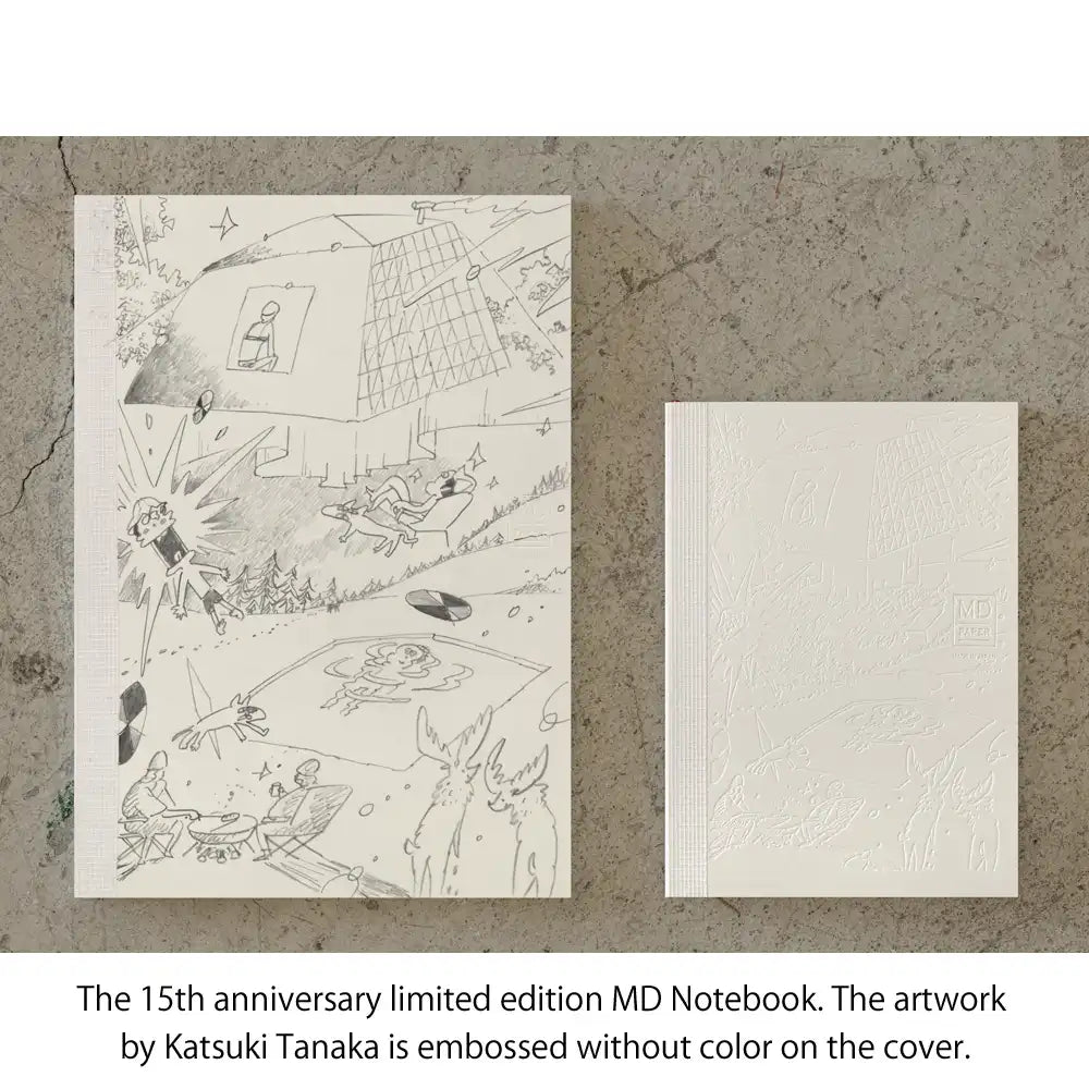 Limited Edition / MD Notebook A6 / Blank / Katsuki Tanaka