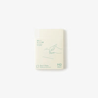 MD-Notebook-A7-dot-grid-minimalistisch-MD-Paper-Japan-Fadenheftung-176-seiten-Cover-mit-Banderolle